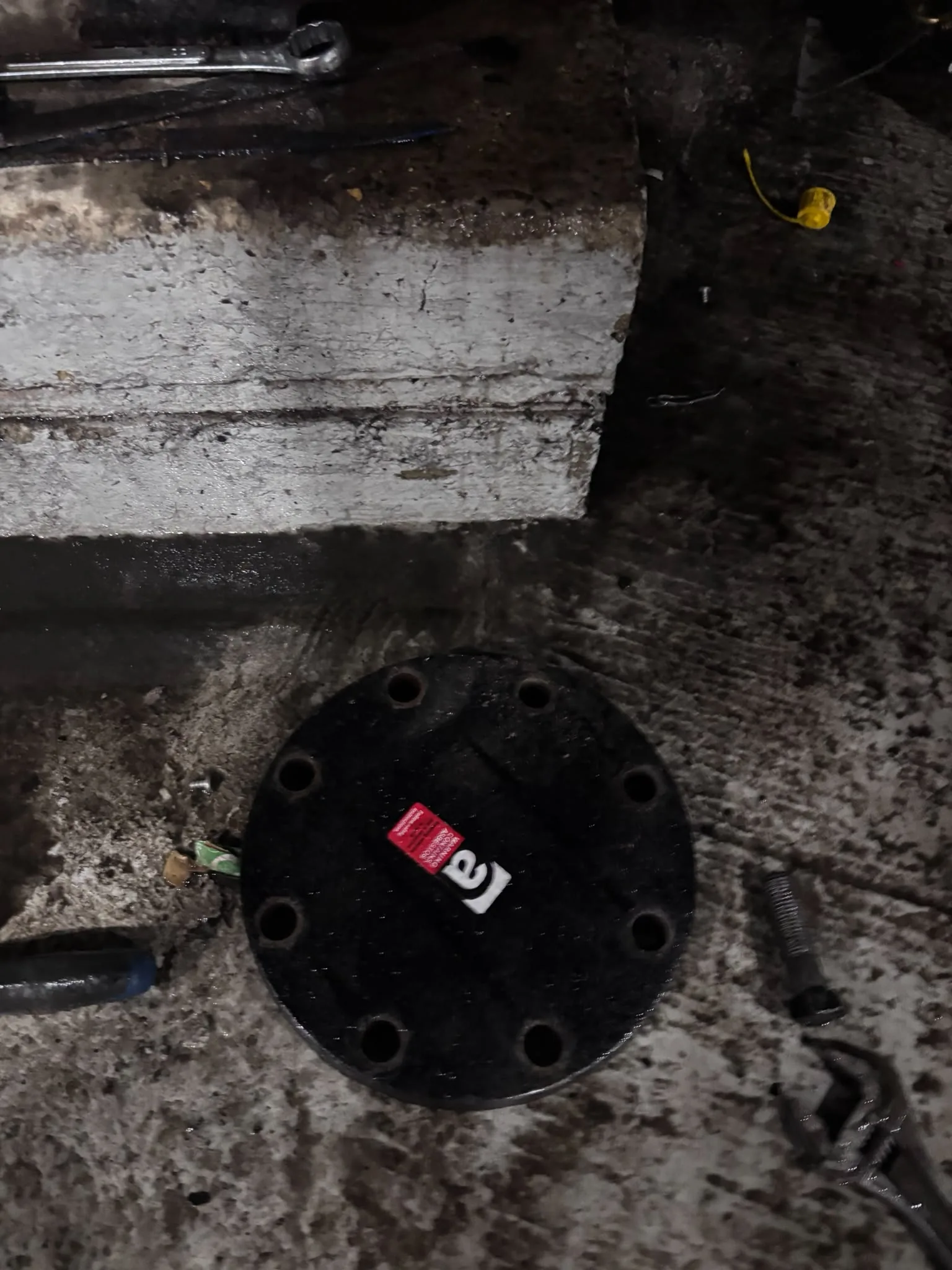 Artex scraping from a concrete ceiling during Neasden refurbishment